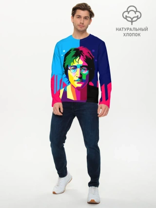 Мужской лонгслив базовый / Джон Леннон