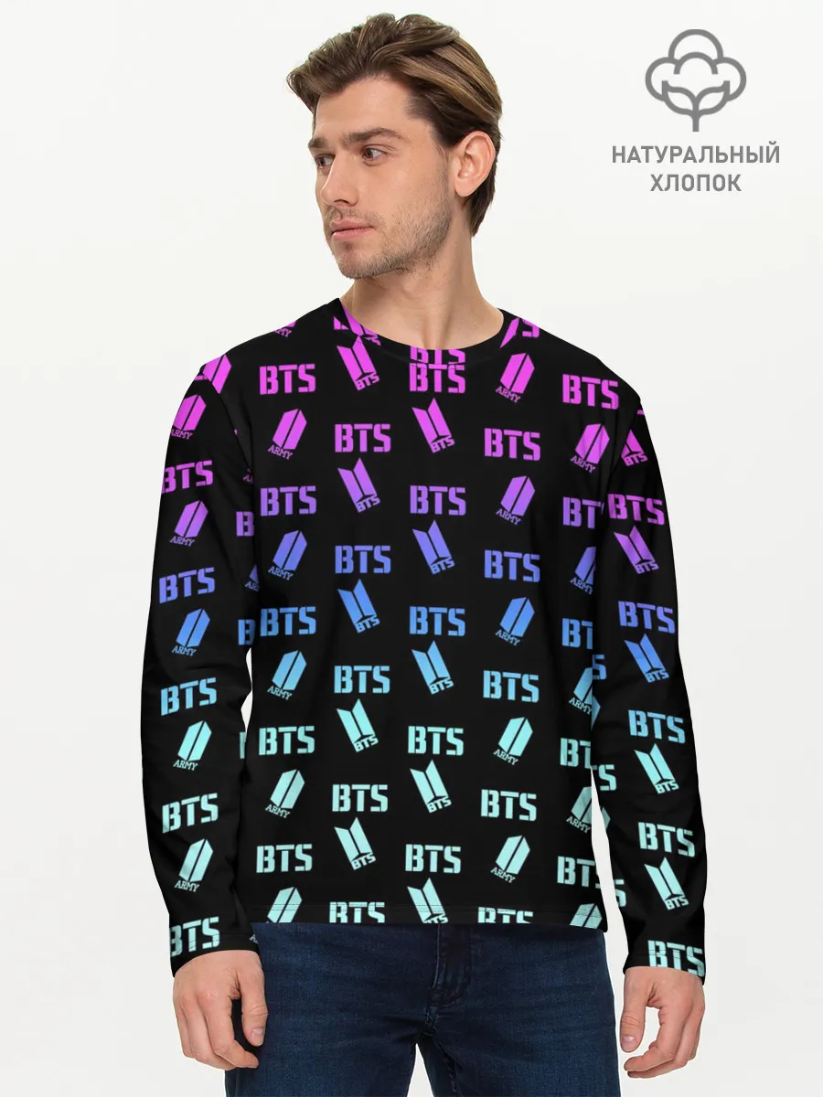 Мужской лонгслив базовый / BTS