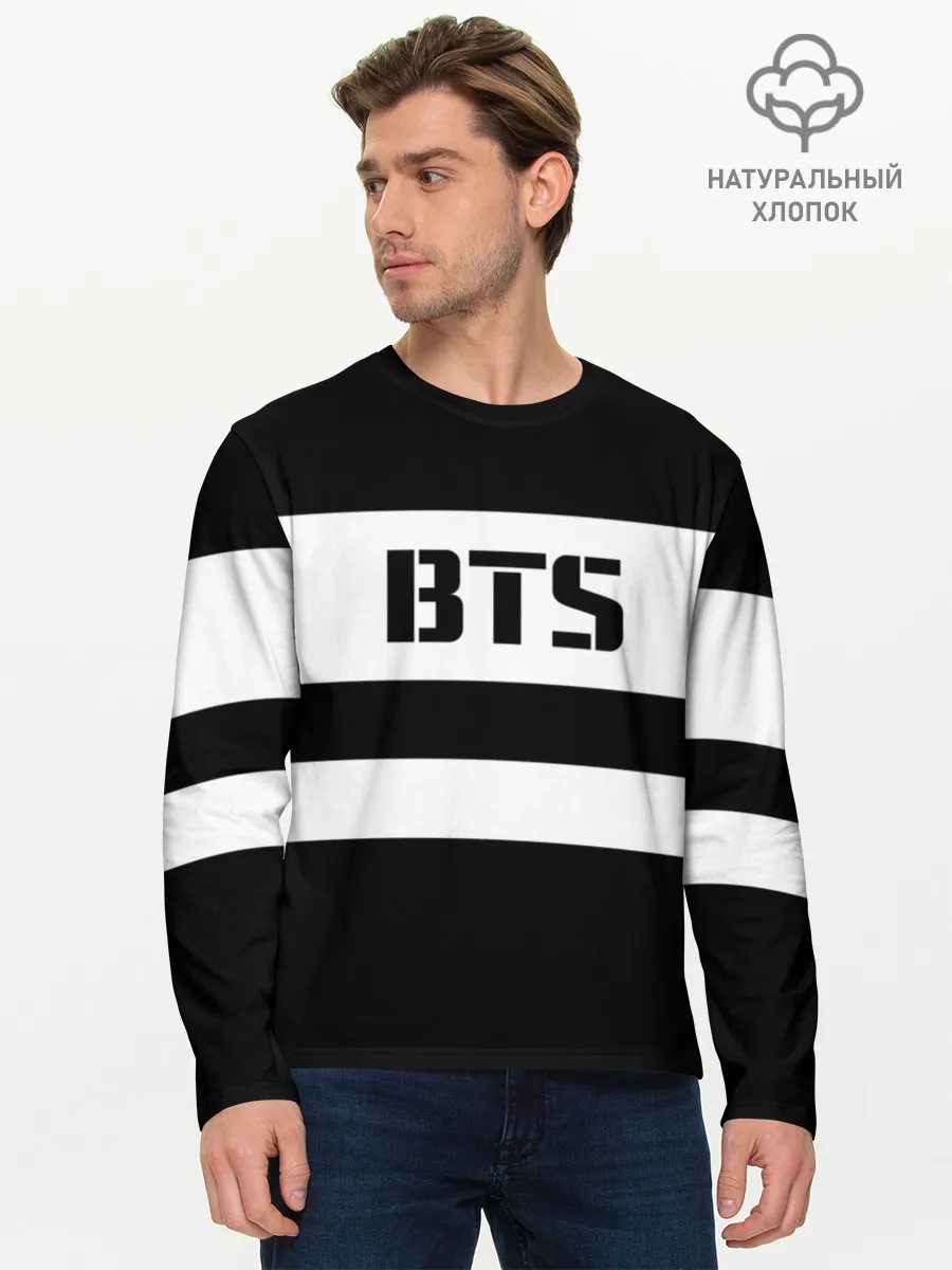 Мужской лонгслив базовый / BTS