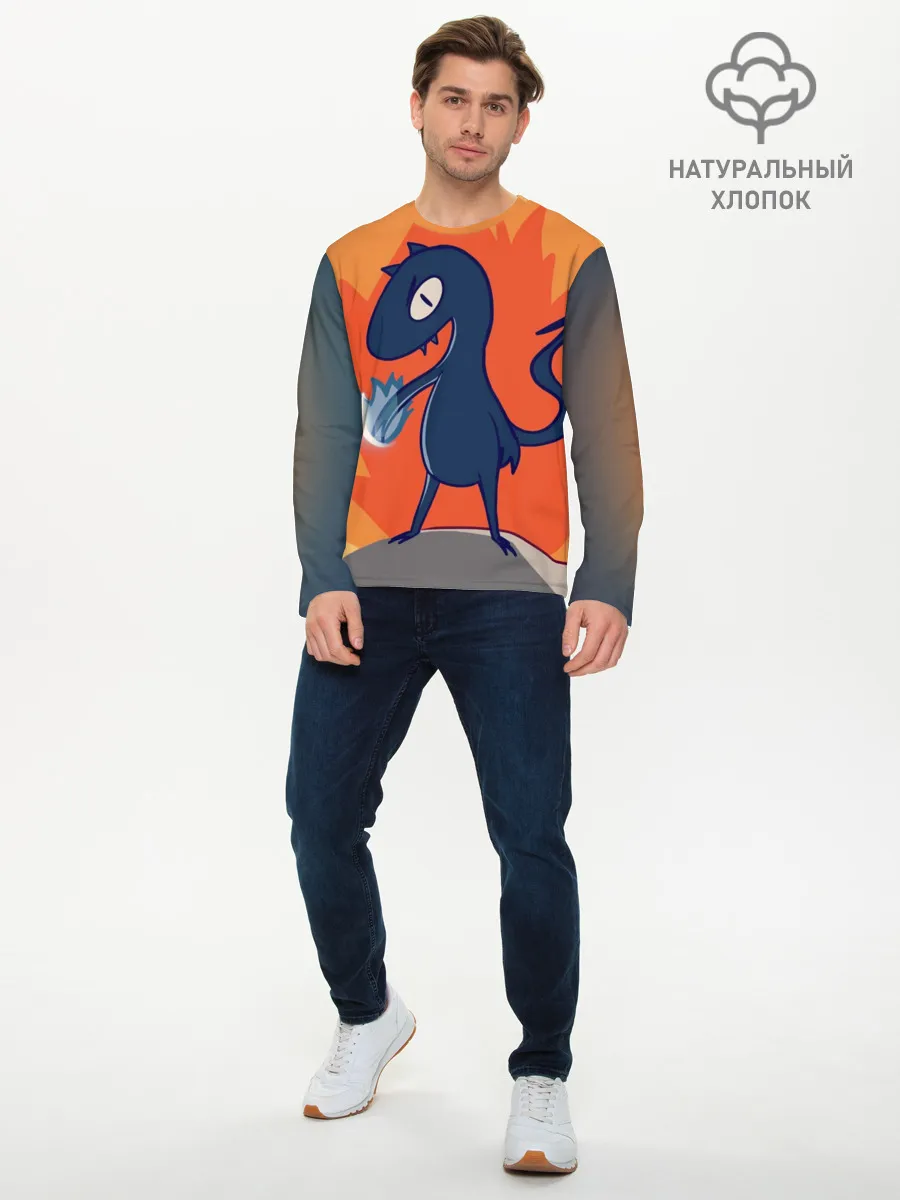 Мужской лонгслив базовый / Люси