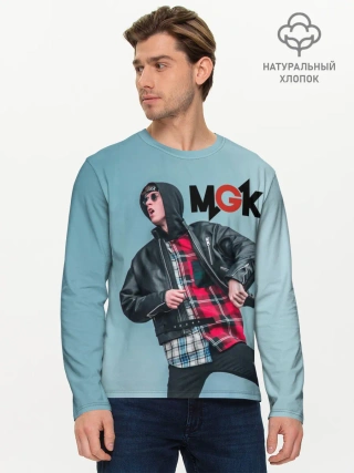 Мужской лонгслив базовый / Machine gun kelly