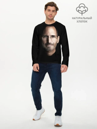 Мужской лонгслив базовый / Стив Джобс
