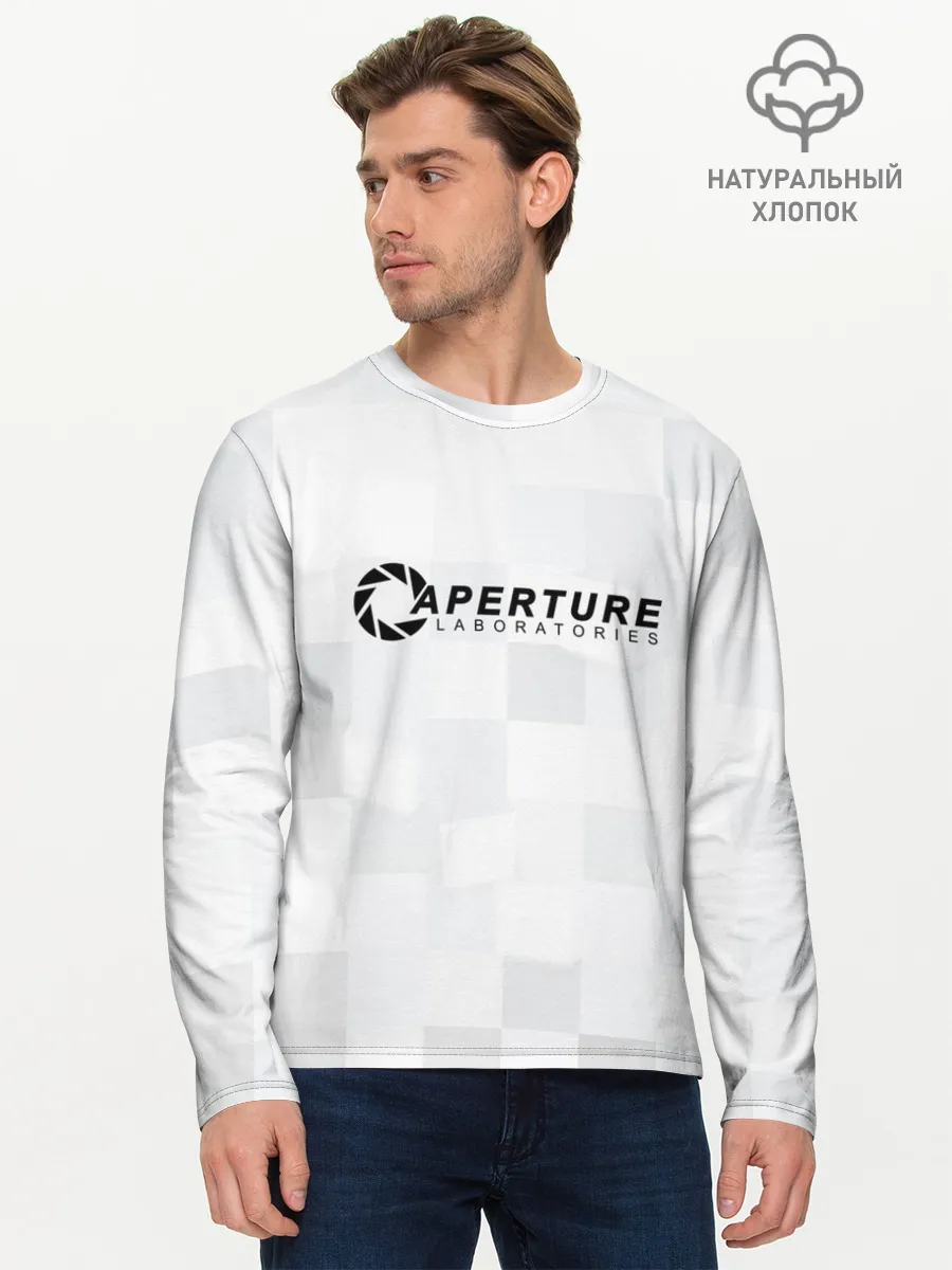 Мужской лонгслив базовый / Aperture Labs