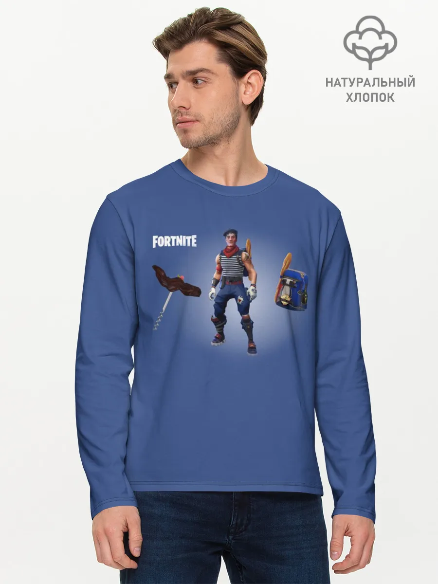 Мужской лонгслив базовый / Fortnite Fan Art