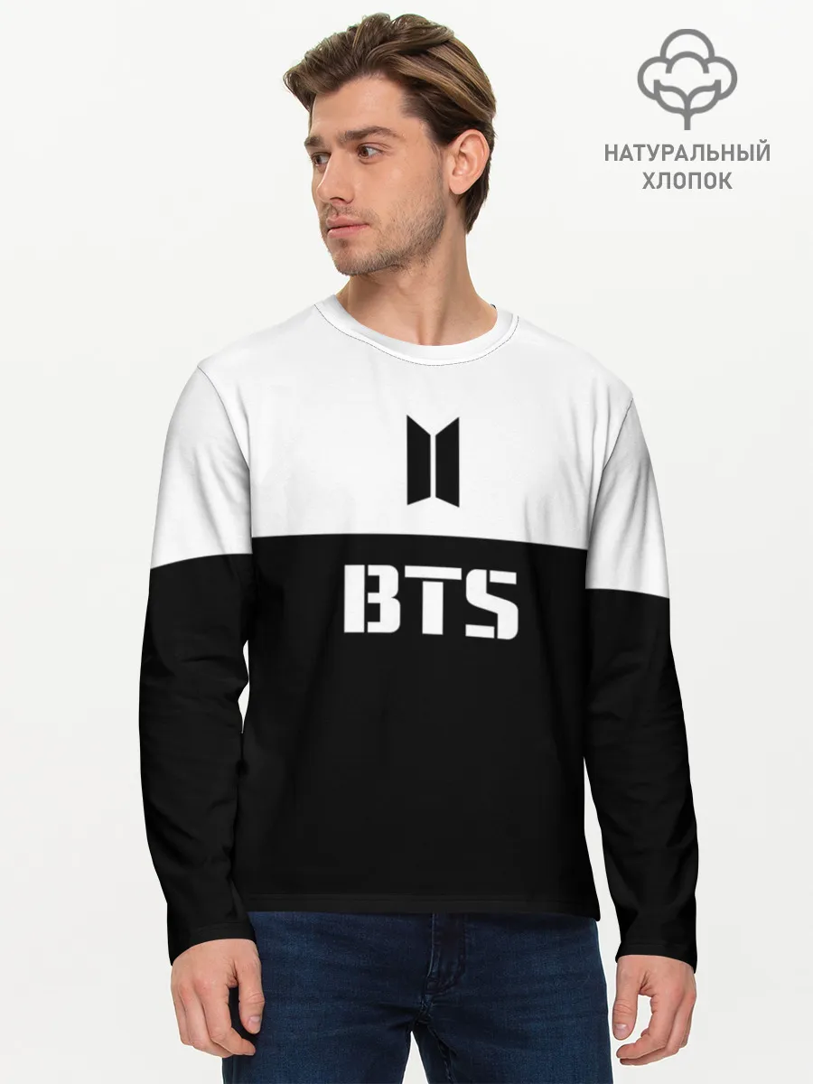 Мужской лонгслив базовый / BTS