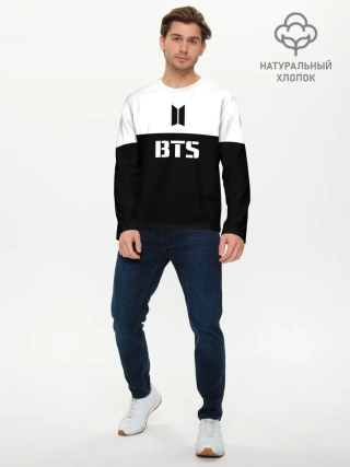 Мужской лонгслив базовый / BTS
