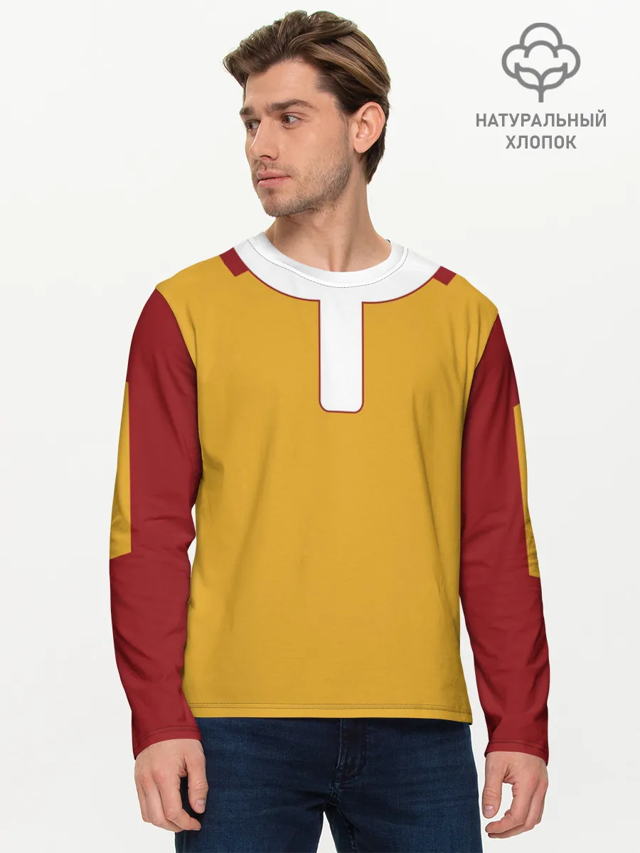 Мужской лонгслив базовый / ONE PUNCH MAN SAITAMA