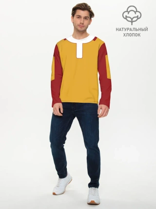 Мужской лонгслив базовый / ONE PUNCH MAN SAITAMA