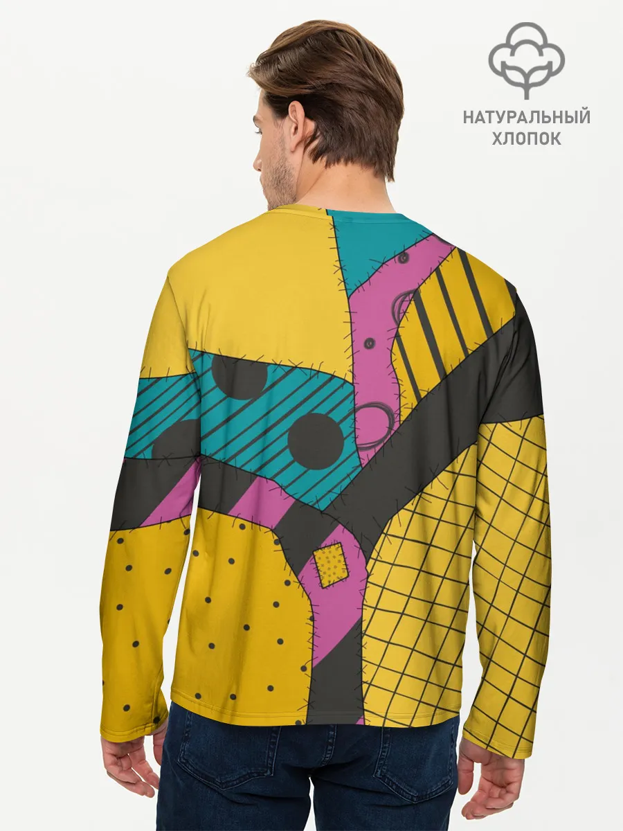 Мужской лонгслив базовый / кошмар перед рождеством Салли