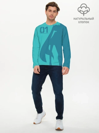 Мужской лонгслив базовый / Хацуне Мику 01