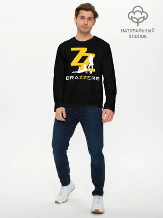 Мужской лонгслив базовый / BRAZZERS