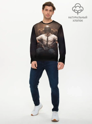 Мужской лонгслив базовый / PUBG | ПАБГ