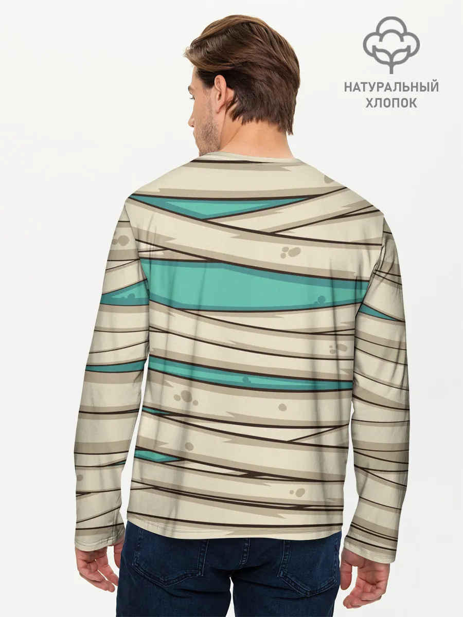 Мужской лонгслив базовый / Мумия