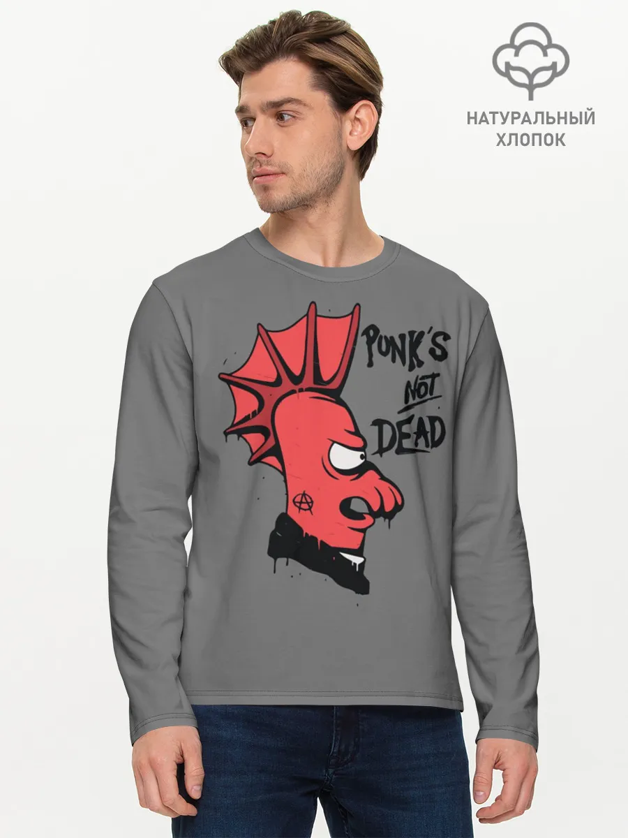 Мужской лонгслив базовый / Зойдберг