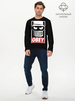 Мужской лонгслив базовый / Бендер