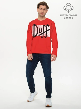 Мужской лонгслив базовый / Duff Beer