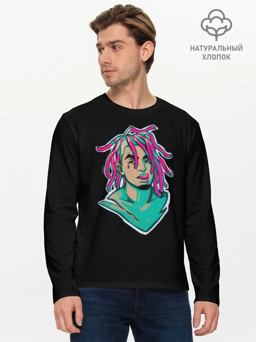 Мужской лонгслив базовый / Lil Pump