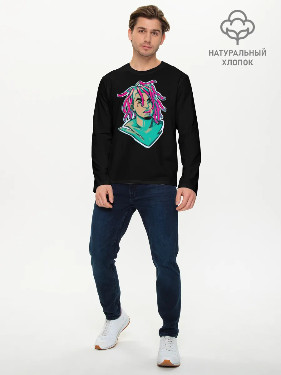 Мужской лонгслив базовый / Lil Pump