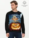 Мужской лонгслив базовый / Halloween