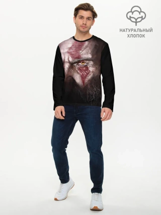 Мужской лонгслив базовый / God of War