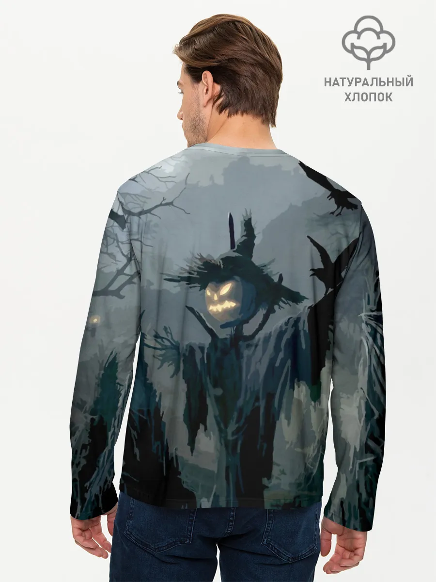 Мужской лонгслив базовый / Halloween