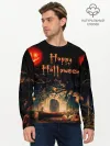 Мужской лонгслив базовый / Halloween