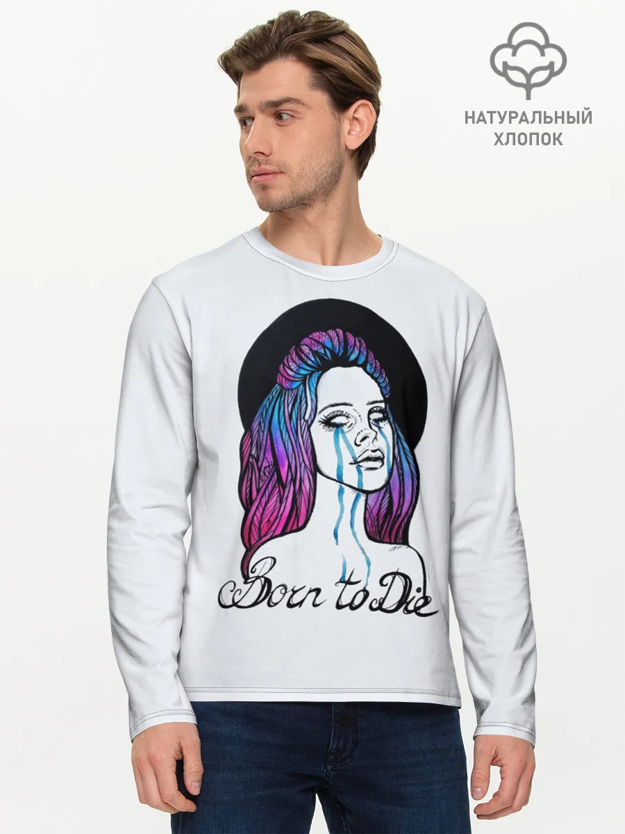 Мужской лонгслив базовый / Born To Die