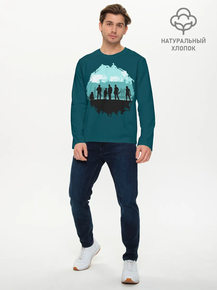 Мужской лонгслив базовый / Ходячие Мертвецы