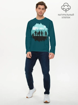 Мужской лонгслив базовый / Ходячие Мертвецы