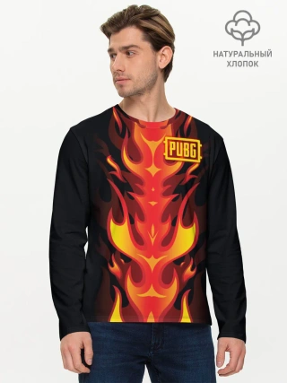Мужской лонгслив базовый / PUBG Fire