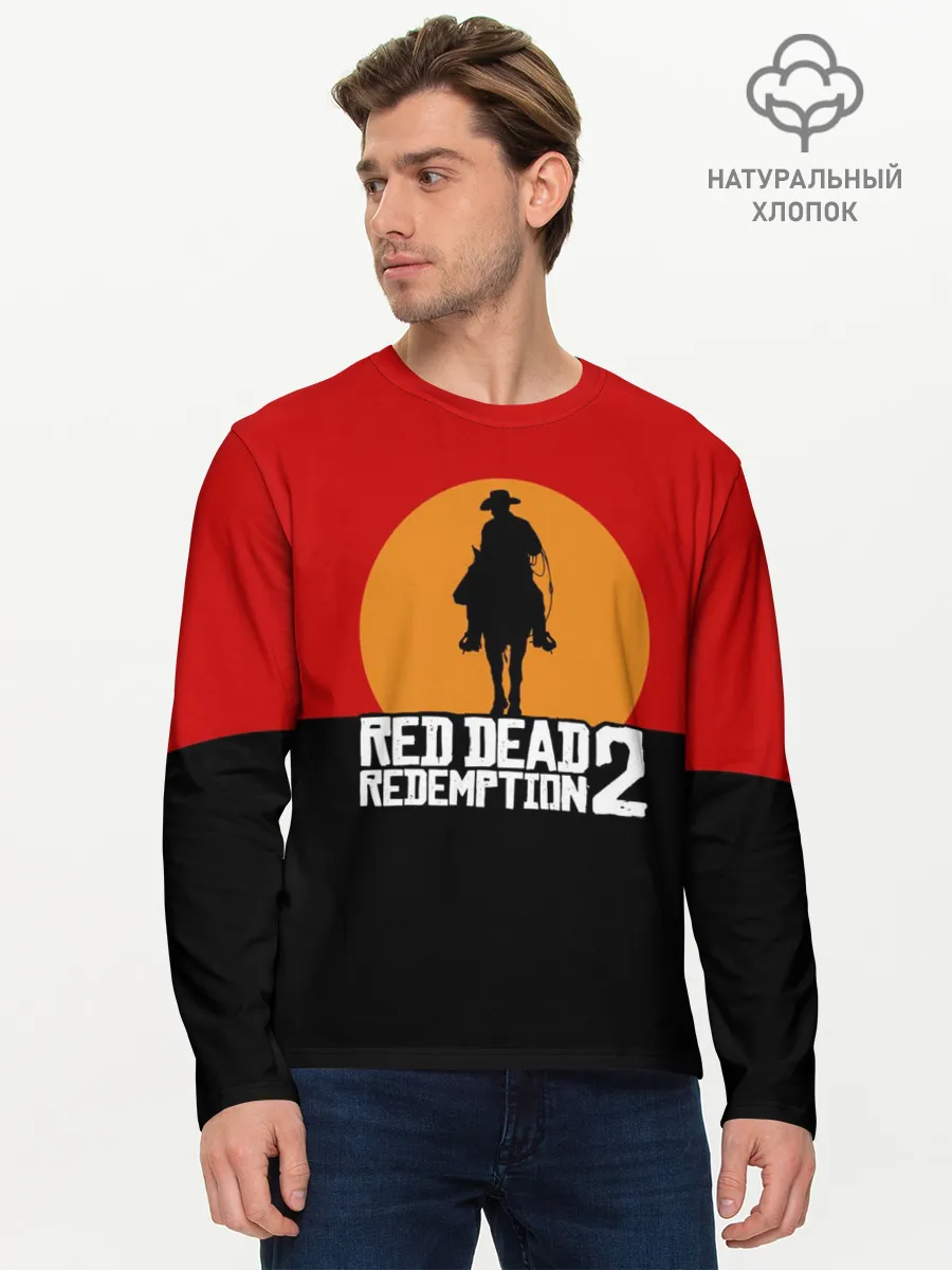 Мужской лонгслив базовый / Red Dead Redemption 2
