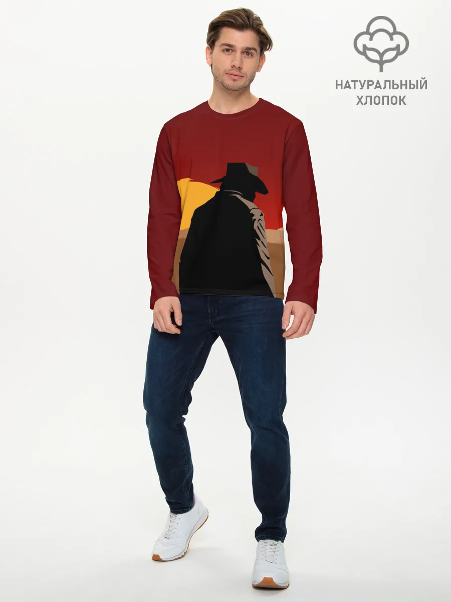 Мужской лонгслив базовый / Red Dead Redemption 2