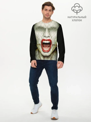 Мужской лонгслив базовый / American Horror Story