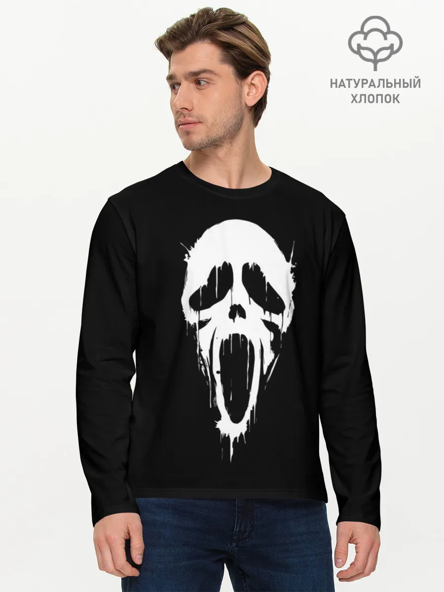 Мужской лонгслив базовый / Крик