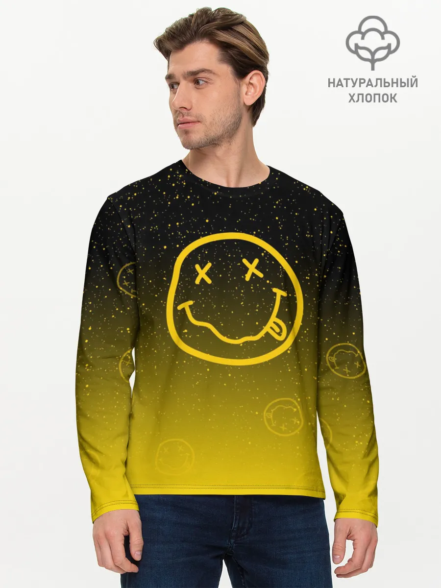 Мужской лонгслив базовый / NIRVANA SPACE