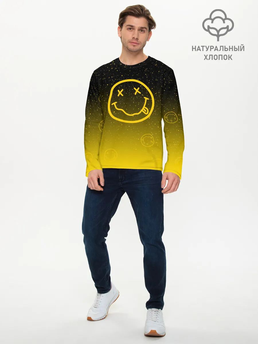 Мужской лонгслив базовый / NIRVANA SPACE