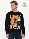 Мужской лонгслив базовый / Crazy Like a Fox