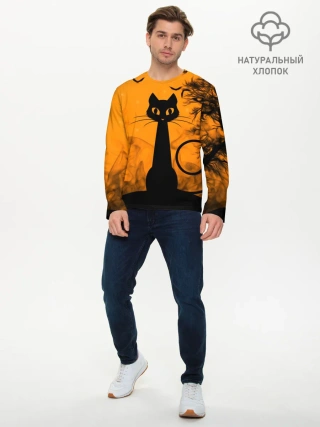 Мужской лонгслив базовый / Halloween