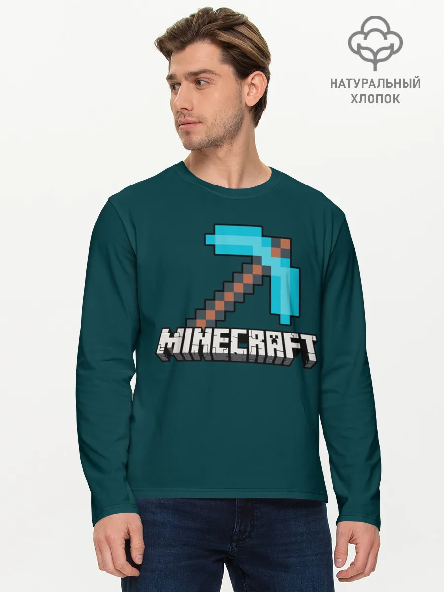 Мужской лонгслив базовый / Кирка