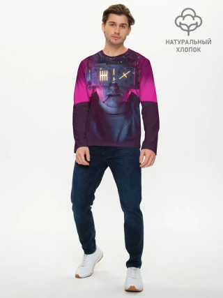 Мужской лонгслив базовый / Нейромант