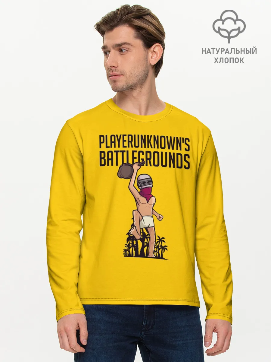Мужской лонгслив базовый / PUBG