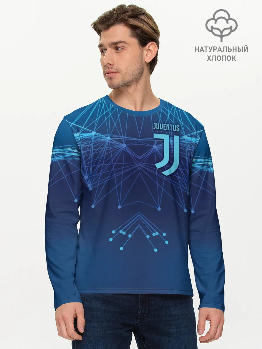Мужской лонгслив базовый / Juventus Lifestyle