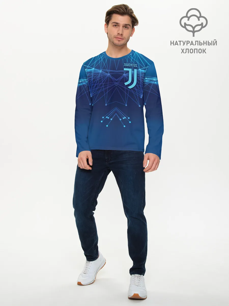 Мужской лонгслив базовый / Juventus Lifestyle