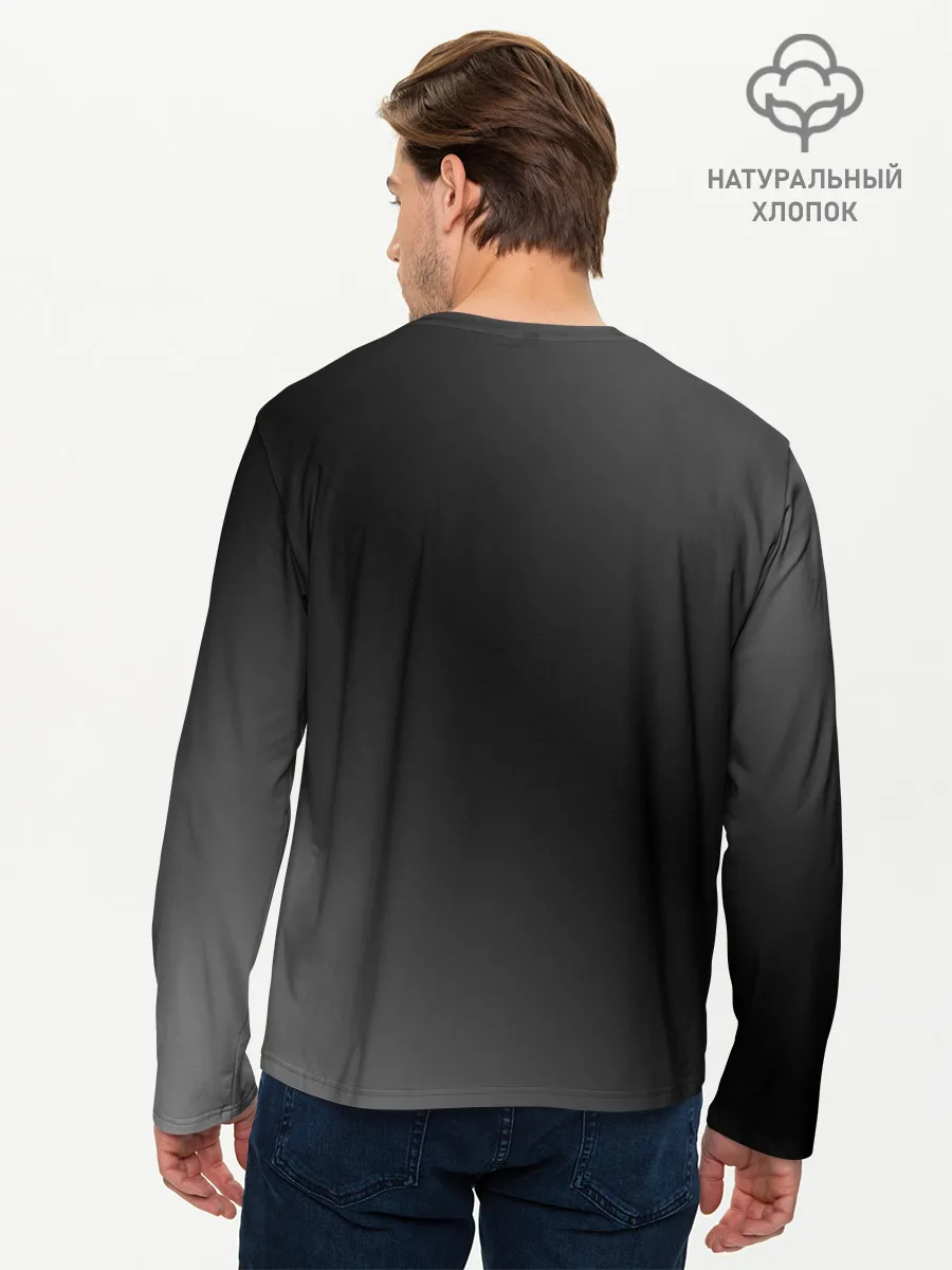 Мужской лонгслив базовый / Янь Янь Котики