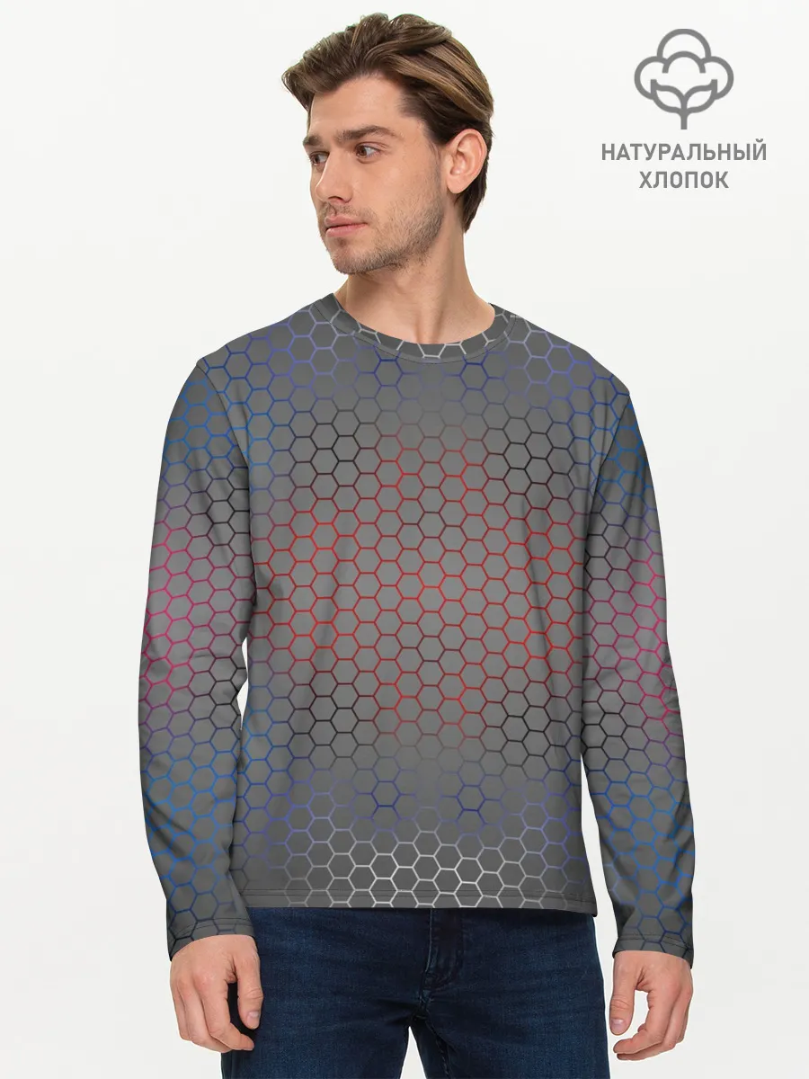 Мужской лонгслив базовый / Кевлар Color Big