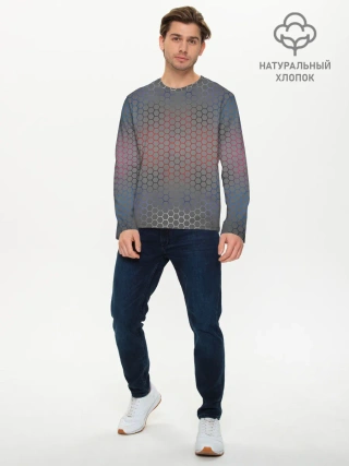 Мужской лонгслив базовый / Кевлар Color Big