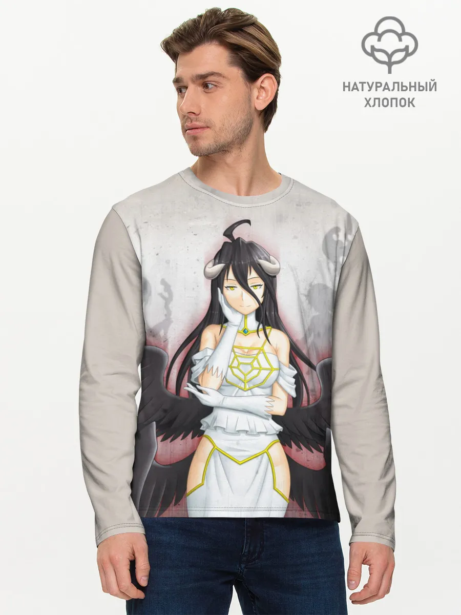 Мужской лонгслив базовый / Оверлорд Ангел