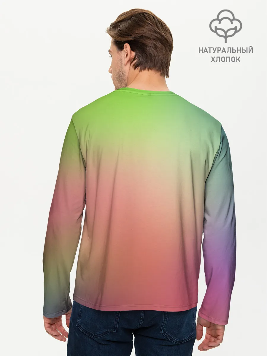 Мужской лонгслив базовый / Единорог на Старте