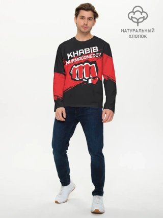 Мужской лонгслив базовый / KHABIB NURMAGOMEDOV.