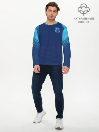 Мужской лонгслив базовый / Barcelona Training 2019